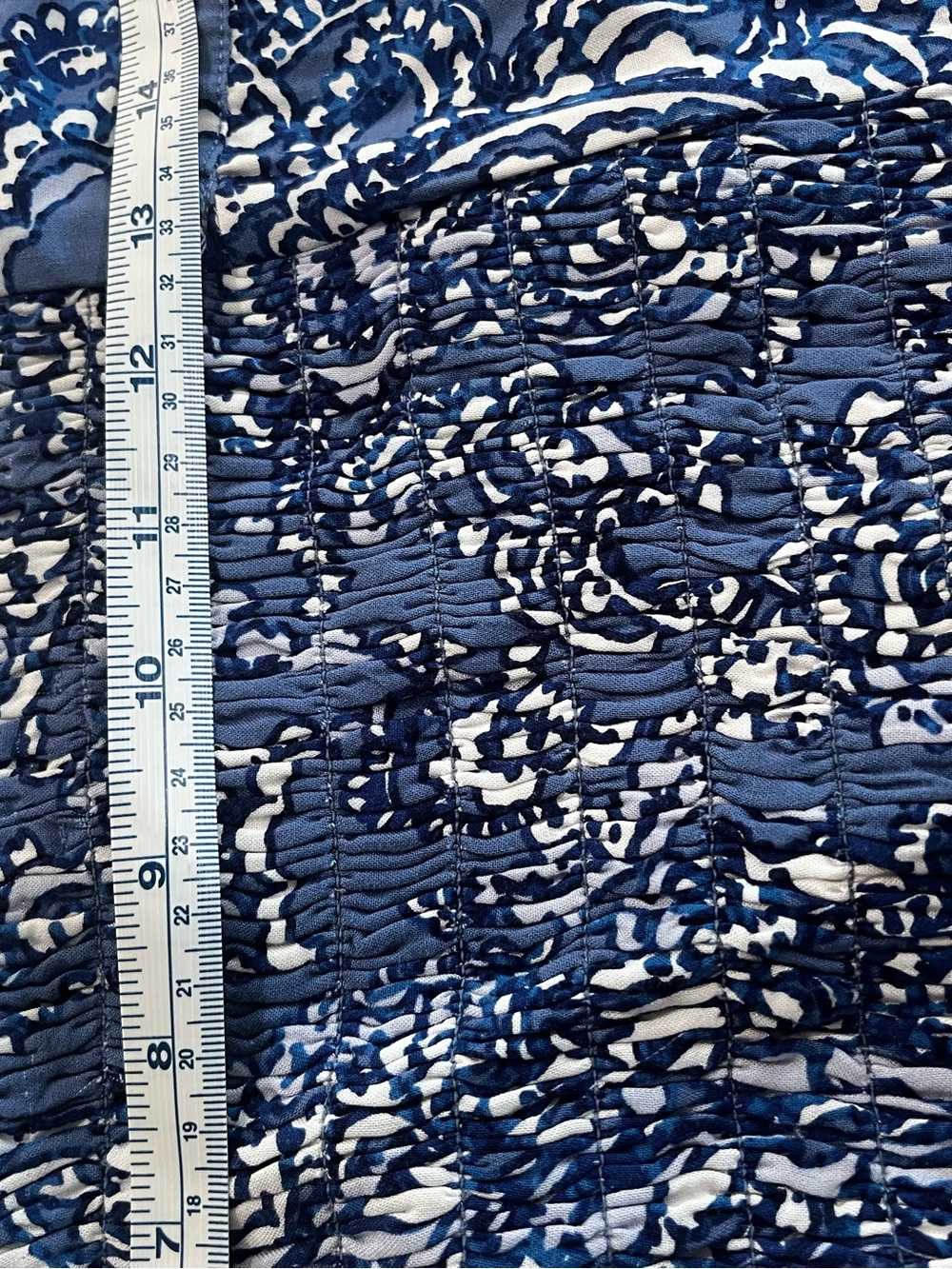 Vince Camuto Blue Paisley Tiered Maxi Dress - Picture 10 of 11